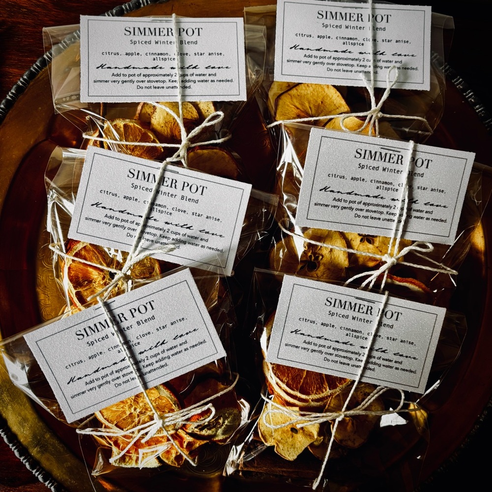 All-Natural Stovetop Simmer Pot Potpourri Set of 6